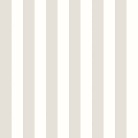 Simply Stripes Candy Stripe Bone wallpaper by Ohpopsi, a white striped design