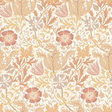 Eden Vol 2 Honeysuckle & Tulip Terracotta wallpaper by Hoopla Walls, a terracotta floral design