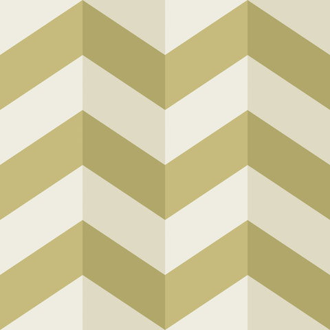 So Stripey Illusion Chevron Olive Twist wallpaper by Ohpopsi, a green striped design
