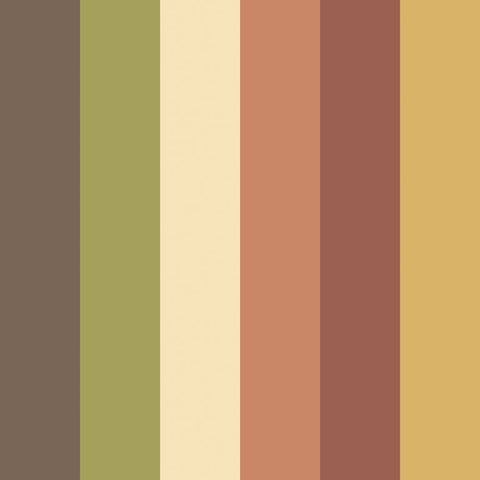 So Stripey Rainbow Bloc Autumn Twist wallpaper by Ohpopsi, an orange striped design