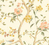 Purity Bird Song Autumn wallpaper by Hoopla Walls, a neutral floral design