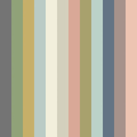 So Stripey Candy Kaleidoscope Earth Twist wallpaper by Ohpopsi, a brown striped design