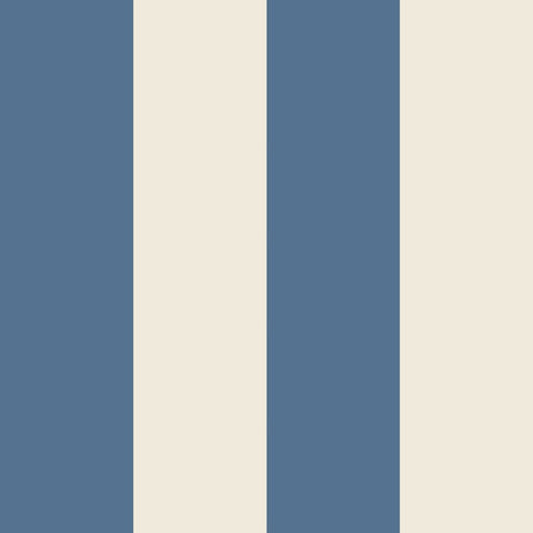 Simply Stripes Wide Stripe Ink wallpaper by Ohpopsi, a blue striped design