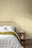 Eden Vol 2 Fruit & Foliage Citrus wallpaper by Hoopla Walls shown on a full wall