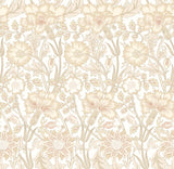 Eden Vol 2 Iris Meadow Natural wallpaper by Hoopla Walls, a neutral floral design