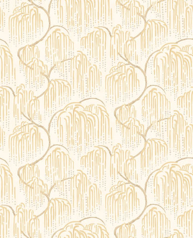 Hanashi Shizu Buttercream wallpaper by Ohpopsi, a yellow leaf design