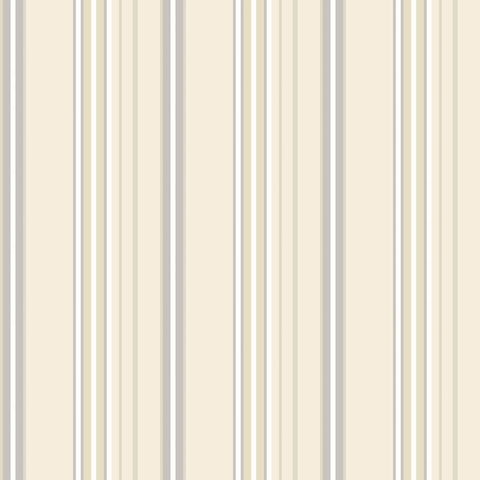 Simply Stripes Ribbon Mix Stripe Seal wallpaper by Ohpopsi, a grey striped design