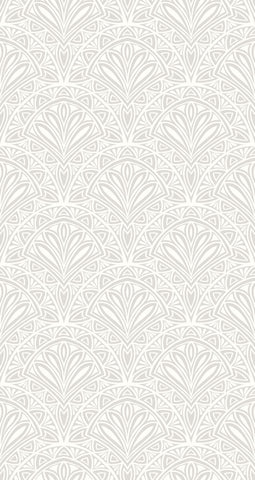 Elegance Deco Fan Grey wallpaper by Hoopla Walls, a grey geometric design