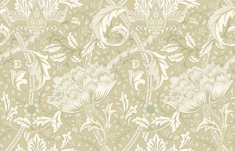 Eden Vol 2 Cotswold Trail Fennel wallpaper by Hoopla Walls, a green floral design