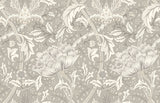 Eden Vol 2 Cotswold Trail Dove Grey wallpaper by Hoopla Walls, a grey floral design