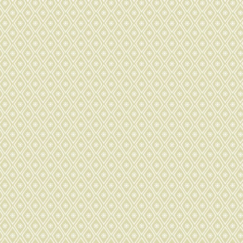 Purity Ditsy Diamond Pistachio wallpaper by Hoopla Walls, a green geometric design