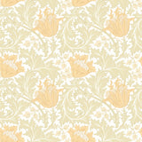 Eden Vol 2 Tulip Trail Soft Gold wallpaper by Hoopla Walls, a gold floral design