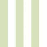 Simply Stripes Bloc Stripe Fennel wallpaper by Ohpopsi, a green striped design