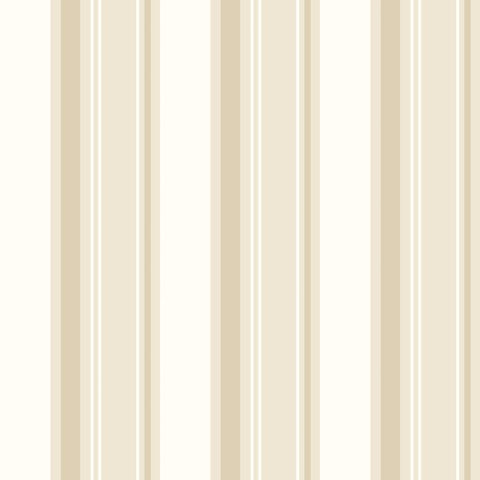 Simply Stripes Bar Stripe Sandstone wallpaper by Ohpopsi, a neutral striped design
