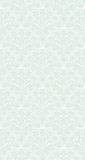 Elegance Deco Fan Blue wallpaper by Hoopla Walls, a blue geometric design