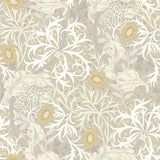 Eden Vol 1 Seaweed Garden Fossil Grey wallpaper by Hoopla Walls, a grey leaf design