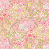 Eden Vol 1 Lily Ogee Rose Pink wallpaper by Hoopla Walls, a pink damask design