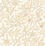 Eden Vol 2 Fruit & Foliage Parchment wallpaper by Hoopla Walls, a beige leaf design
