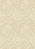 Elegance Damask Trail Hemp wallpaper by Hoopla Walls, a beige damask design