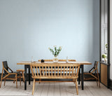 Purity Mini Leaf Sky wallpaper by Hoopla Walls shown on a full wall