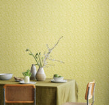 Riches of Nature Dotty Leaf Fern wallpaper by Ohpopsi shown on a full wall