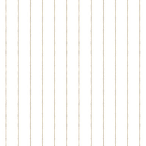 Purity Scallop Stripe Stone wallpaper by Hoopla Walls, a neutral striped design