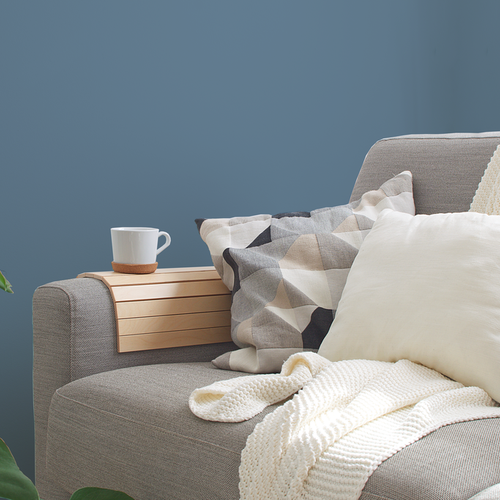 Agapanthus | Blue Eco Paint | Addicted to Patterns Harmony Collection, a room shown on the inspiration gallery