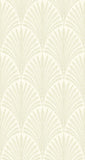 Elegance Leaf Fan Sage Green wallpaper by Hoopla Walls, a green leaf design