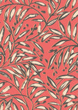 Riches of Nature Lorena Vine Candy Apple wallpaper by Ohpopsi, a red leaf design