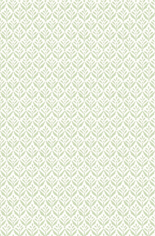 Purity Mini Leaf Avocado wallpaper by Hoopla Walls, a green leaf design