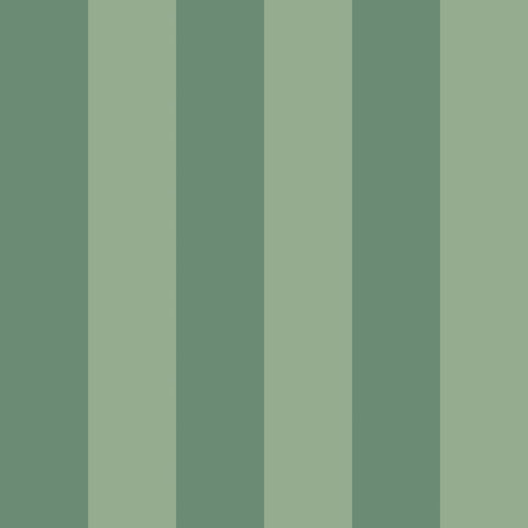 Simply Stripes Bloc Stripe Forest wallpaper by Ohpopsi, a green striped design
