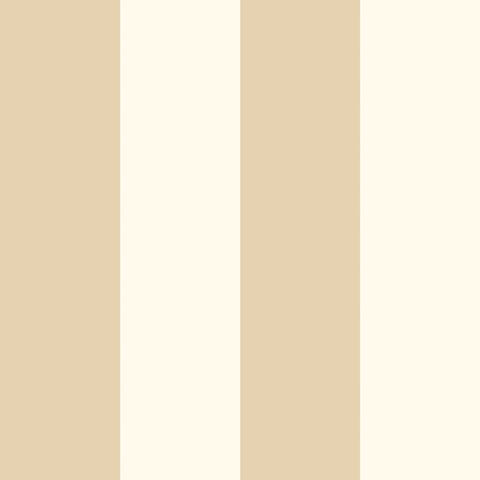 Simply Stripes Wide Stripe Sand wallpaper by Ohpopsi, a neutral striped design
