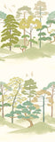 Hanashi Kigi Olivine wallpaper by Ohpopsi, a green leaf design