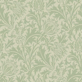Eden Vol 2 Thistle Damask Sage wallpaper by Hoopla Walls, a green damask design