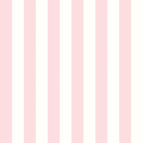 Simply Stripes Candy Stripe Rose wallpaper by Ohpopsi, a pink striped design