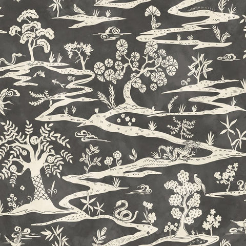 Hanashi Kaiwa Raven wallpaper by Ohpopsi, a grey leaf design