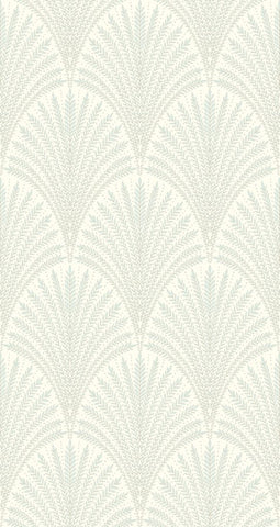 Elegance Leaf Fan Sky wallpaper by Hoopla Walls, a blue leaf design