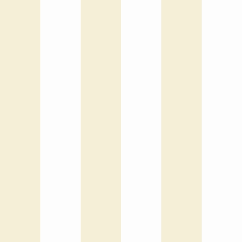 Simply Stripes Bloc Stripe Oatmeal wallpaper by Ohpopsi, a neutral striped design