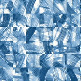 Hanashi Maku Electric Blue wallpaper by Ohpopsi, a blue geometric design