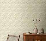 Eden Vol 2 Cotswold Trail Fennel wallpaper by Hoopla Walls shown on a full wall