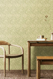 Elegance Damask Trail Bamboo wallpaper by Hoopla Walls shown on a full wall