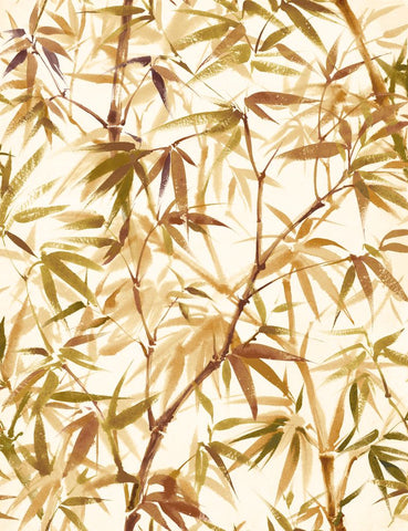 Hanashi Shadow Bamboo Goldenrod wallpaper by Ohpopsi, a yellow leaf design