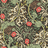 Eden Vol 1 Seaweed Garden Slate Mix wallpaper by Hoopla Walls, a grey leaf design