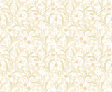Elegance Floral Trail Thyme wallpaper by Hoopla Walls, a green floral design