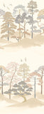 Hanashi Kigi Bisque wallpaper by Ohpopsi, a beige leaf design