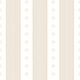 Purity Decorative Stripe Linen & Stone wallpaper by Hoopla Walls, a beige striped design