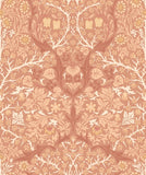 Eden Vol 2 Blackthorn Damask Terracotta wallpaper by Hoopla Walls, a terracotta damask design