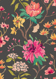 Hanashi Saku Midnight Twist wallpaper by Ohpopsi, a blue floral design