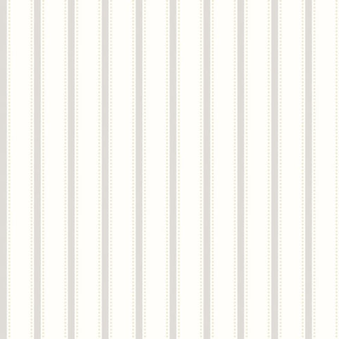 Simply Stripes Ticking Stripe Smoke wallpaper by Ohpopsi, a grey striped design
