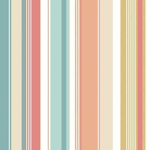 So Stripey Barcode Tapestry Mix wallpaper by Ohpopsi, a neutral striped design